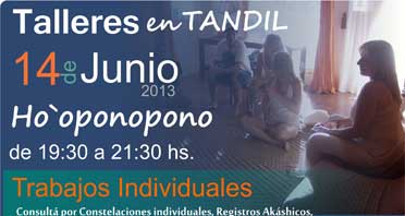 Taller Sanar los vnculos y Taller Ho oponopono