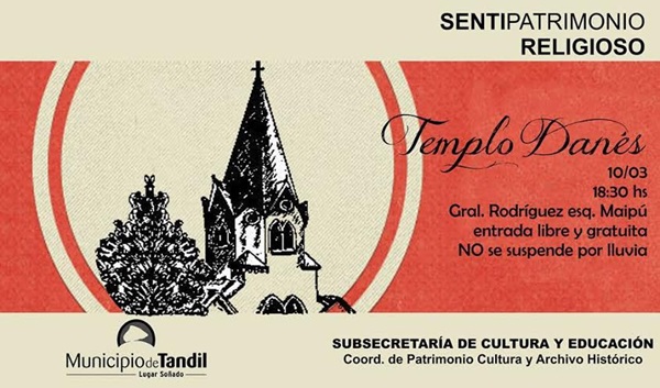 Nuevo recorrido de “Sentí Patrimonio” Religioso, en el Templo Danés Nuevo recorrido de “Sentí Patrimonio” Religioso, en el Templo Danés