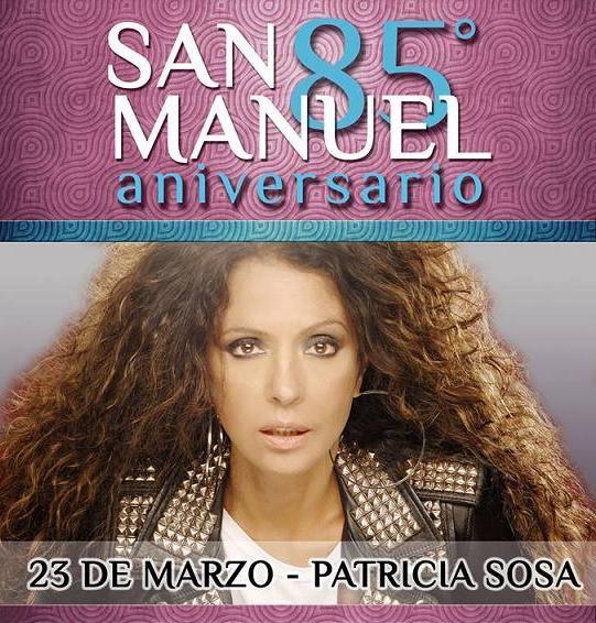 Patricia Sosa en San Manuel Patricia Sosa en San Manuel