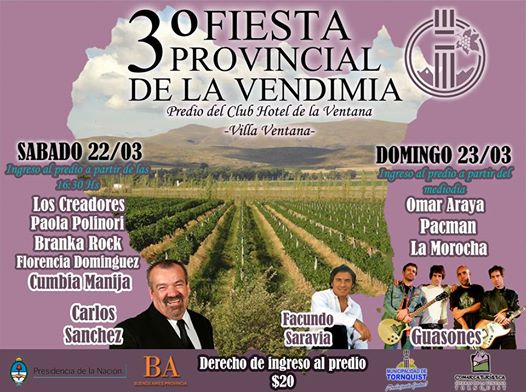 3º Fiesta Provincial de la Vendimia 3º Fiesta Provincial de la Vendimia
