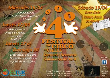 4° Festival de Circo de Calle Necochea-Quequén 4° Festival de Circo de Calle Necochea-Quequén