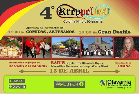“4° Kreppelfest” en Colonia Hinojo “4° Kreppelfest” en Colonia Hinojo
