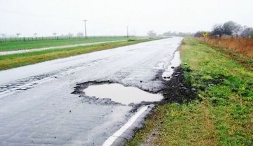 Las rutas que rodean a Rauch entre las peores de la Provincia Las rutas que rodean a Rauch entre las peores de la Provincia