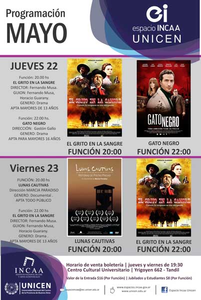 Tres títulos y una función gratuita el viernes Tres títulos y una función gratuita el viernes