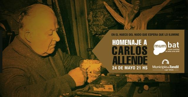 “Carlos Allende. En el hueco del nudo que espera que lo ilumine” en el Mumbat “Carlos Allende. En el hueco del nudo que espera que lo ilumine” en el Mumbat
