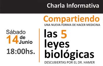 Compartiendo una nueva forma de hacer Medicina
Las 5 Leyes Biolgicas - Descubrimientos del Dr. Hamer