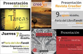 Presentación Revista CreeSer en la XI Feria del Libro de Tandil Presentación Revista CreeSer en la XI Feria del Libro de Tandil