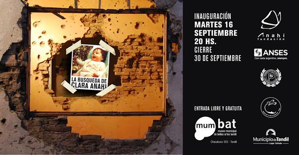 Inauguran esta tarde la Muestra sobre Clara Anahí Mariani Inauguran esta tarde la Muestra sobre Clara Anahí Mariani