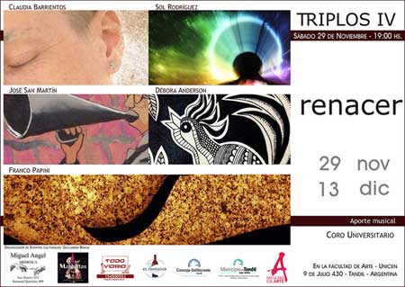 Muestra de Arte “Renacer” – Triplos IV Muestra de Arte “Renacer” – Triplos IV