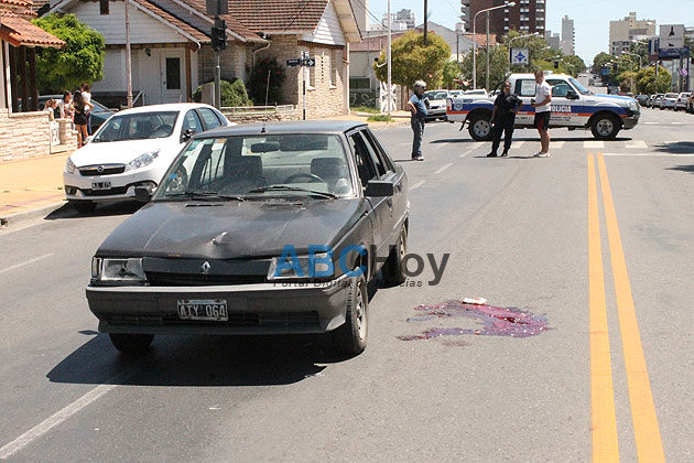 Murió la mujer atropellada en avenida Santamarina Murió la mujer atropellada en avenida Santamarina