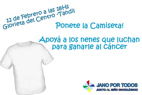 Se realiza este jueves la iniciativa “Ponete la Camiseta” Se realiza este jueves la iniciativa “Ponete la Camiseta”