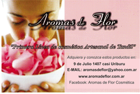 Cosmética Artesanal Aromas de Flor - Tandil - Argentina